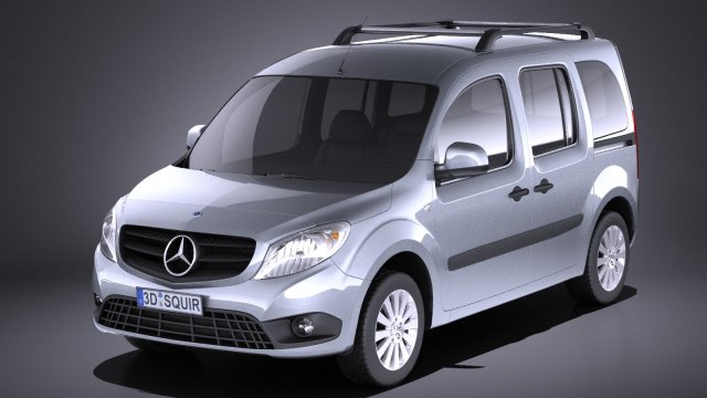 Mercedes Benz Citan E Micro Camper 2023 3D model