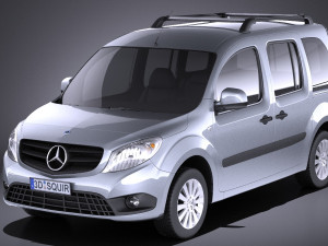 Mercedes-Benz Citan 2013 vray 3D Model