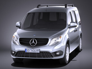 Mercedes-Benz Citan 2013 vray Modèle 3D
