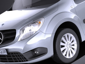 Mercedes-Benz Citan 2013 vray Modèle 3D