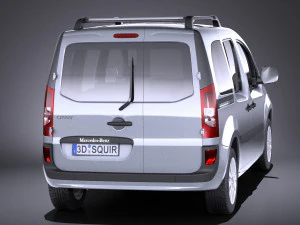 Mercedes-Benz Citan 2013 vray 3D Model