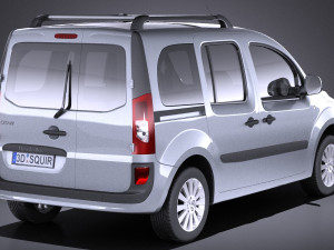 Mercedes-Benz Citan 2013 vray Modèle 3D