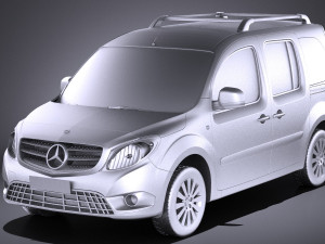 Mercedes-Benz Citan 2013 vray Modèle 3D