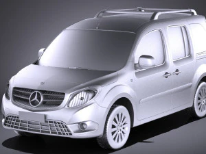 Mercedes-Benz Citan 2013 vray 3D Model