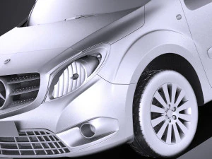 Mercedes-Benz Citan 2013 vray 3D Model