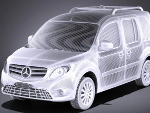 Mercedes-Benz Citan 2013 vray 3D Model