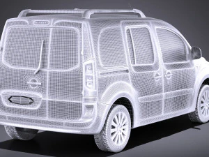Mercedes-Benz Citan 2013 vray 3D Model
