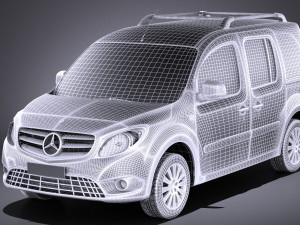 Mercedes-Benz Citan 2013 vray Modèle 3D