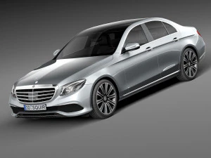 Mercedes-Benz Classe E 2017 Mentalray Modelo 3D