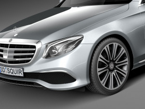 Mercedes-Benz E-class 2017 Mentalray 3Dモデル
