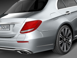 Mercedes-Benz E-class 2017 Mentalray 3Dモデル