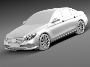Mercedes-Benz E-class 2017 Mentalray 3Dモデル