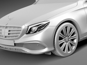 Mercedes-Benz E-class 2017 Mentalray 3Dモデル
