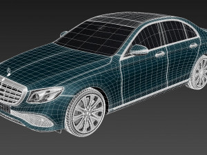 Mercedes-Benz E-class 2017 Mentalray 3Dモデル