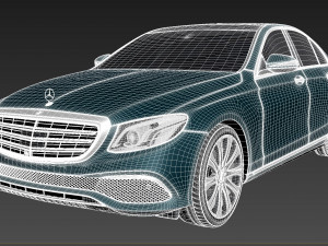 Mercedes-Benz E-class 2017 Mentalray 3Dモデル