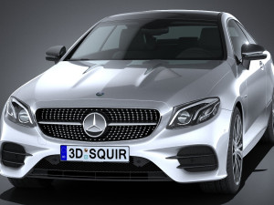 Mercedes-Benz E-class Coupe 2017 Modelo 3D