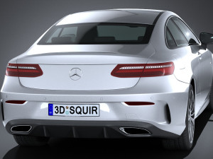 Mercedes-Benz E-class Coupe 2017 Modelo 3D