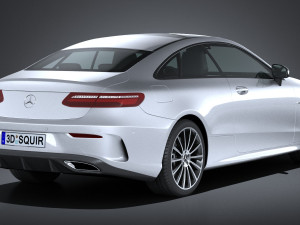 Mercedes-Benz E-class Coupe 2017 Modelo 3D