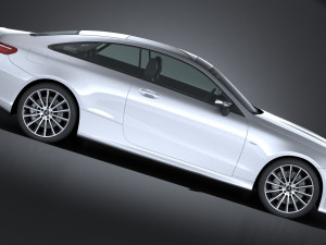 Mercedes-Benz E-class Coupe 2017 Modelo 3D
