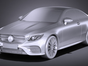 Mercedes-Benz E-class Coupe 2017 Modelo 3D