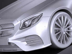 Mercedes-Benz E-class Coupe 2017 Modelo 3D