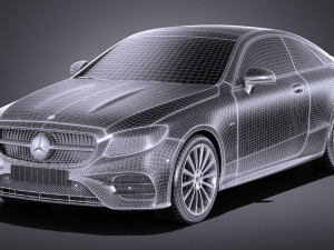 Mercedes-Benz E-class Coupe 2017 Modelo 3D