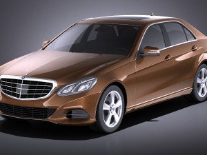 Mercedes-Benz E-class Sedan 2015 vray 3D Model