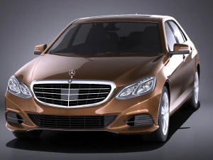 Mercedes-Benz E-class Sedan 2015 vray 3D Model