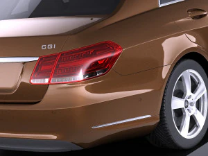 Mercedes-Benz E-class Sedan 2015 vray 3D Model