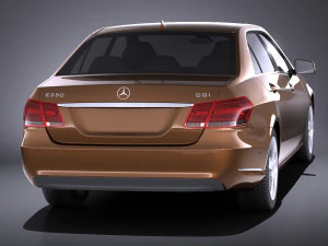 Mercedes-Benz E-class Sedan 2015 vray 3D Model