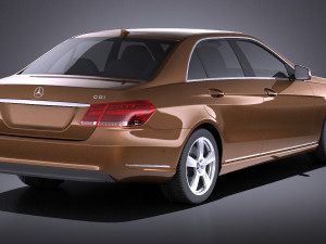 Mercedes-Benz E-class Sedan 2015 vray 3D मॉडल