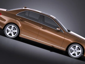 Mercedes-Benz E-class Sedan 2015 vray 3D Model