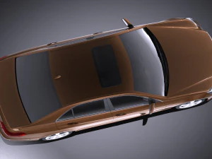 Mercedes-Benz E-class Sedan 2015 vray 3D Model