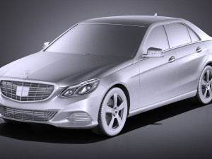 Mercedes-Benz E-class Sedan 2015 vray 3D मॉडल