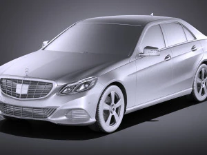 Mercedes-Benz E-class Sedan 2015 vray 3D Model