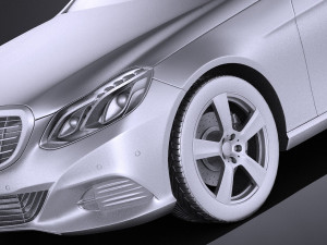 Mercedes-Benz E-class Sedan 2015 vray 3D मॉडल
