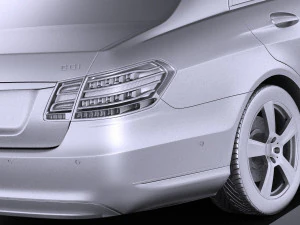 Mercedes-Benz E-class Sedan 2015 vray 3D Model