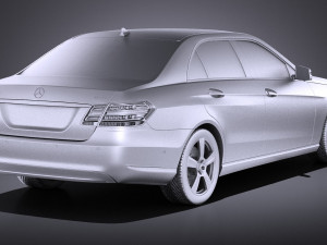 Mercedes-Benz E-class Sedan 2015 vray 3D मॉडल