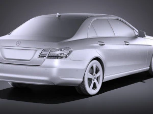 Mercedes-Benz E-class Sedan 2015 vray 3D Model