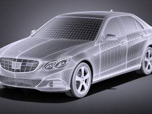 Mercedes-Benz E-class Sedan 2015 vray 3D मॉडल