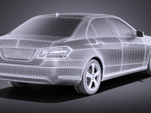 Mercedes-Benz E-class Sedan 2015 vray 3D मॉडल