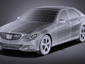 Mercedes-Benz E-class Sedan 2015 vray 3D मॉडल