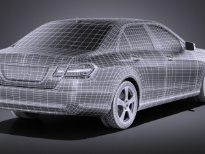 Mercedes-Benz E-class Sedan 2015 vray 3D मॉडल