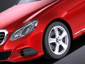 Mercedes-Benz E-class Estate 2015 vray 3D Model