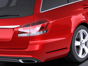 Mercedes-Benz E-class Estate 2015 vray 3D Model