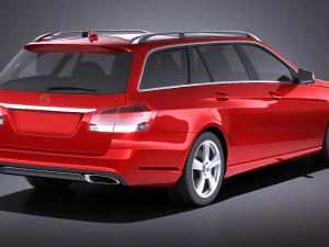 Mercedes-Benz E-class Estate 2015 vray 3D Model