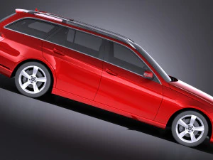 Mercedes-Benz E-class Estate 2015 vray 3D Model