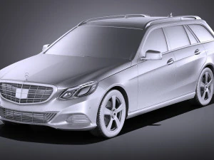 Mercedes-Benz E-class Estate 2015 vray 3D Model