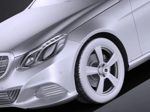 Mercedes-Benz E-class Estate 2015 vray 3D Model