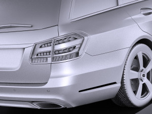 Mercedes-Benz E-class Estate 2015 vray Modello 3D